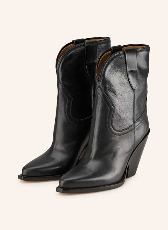 ISABEL MARANT Cowboy boots LEYANE BLACK