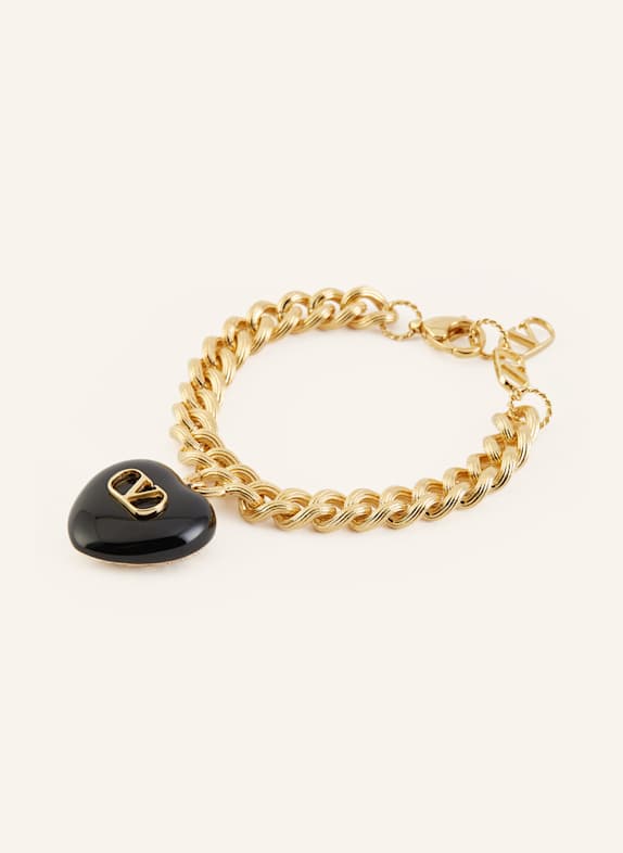 VALENTINO GARAVANI Bracelet COEUR ROYAL GOLD/ BLACK