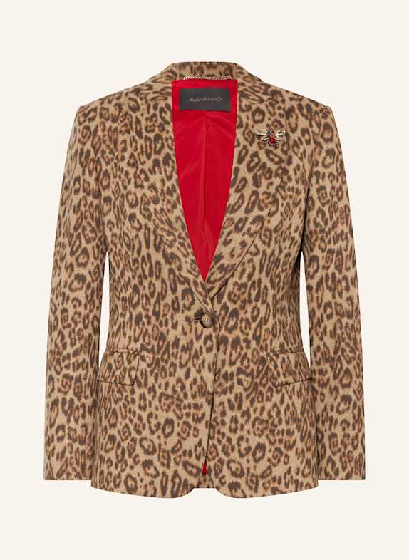 ELENA MIRO Blazer HELLBRAUN/ BRAUN/ DUNKELBRAUN