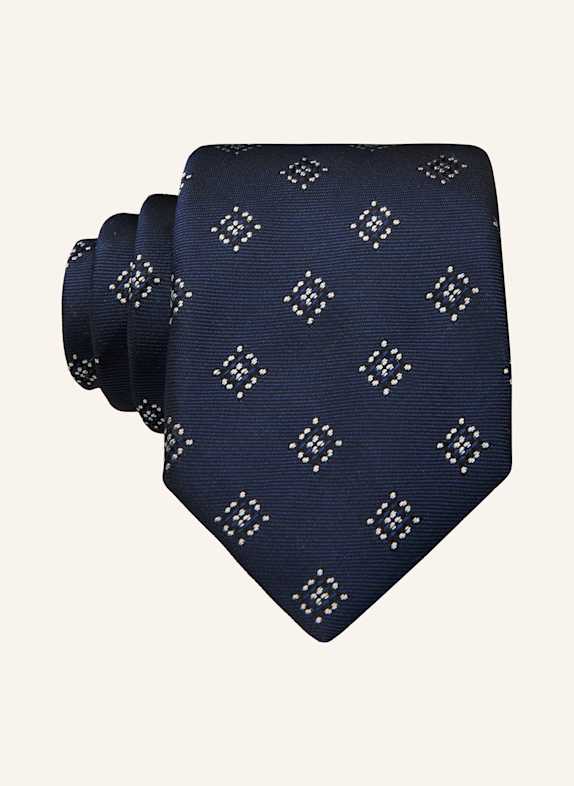 BOSS Tie H-TIE DARK BLUE/ SILVER