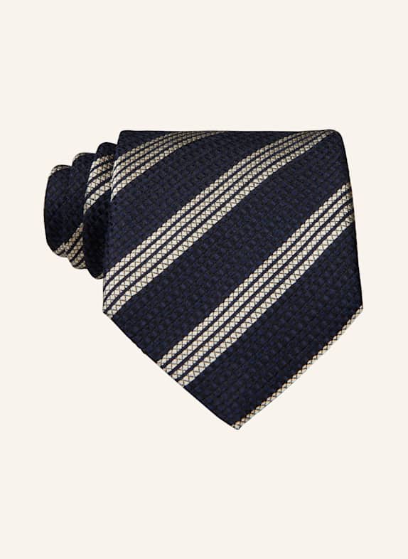 BOSS Tie H-TIE DARK BLUE/ SILVER