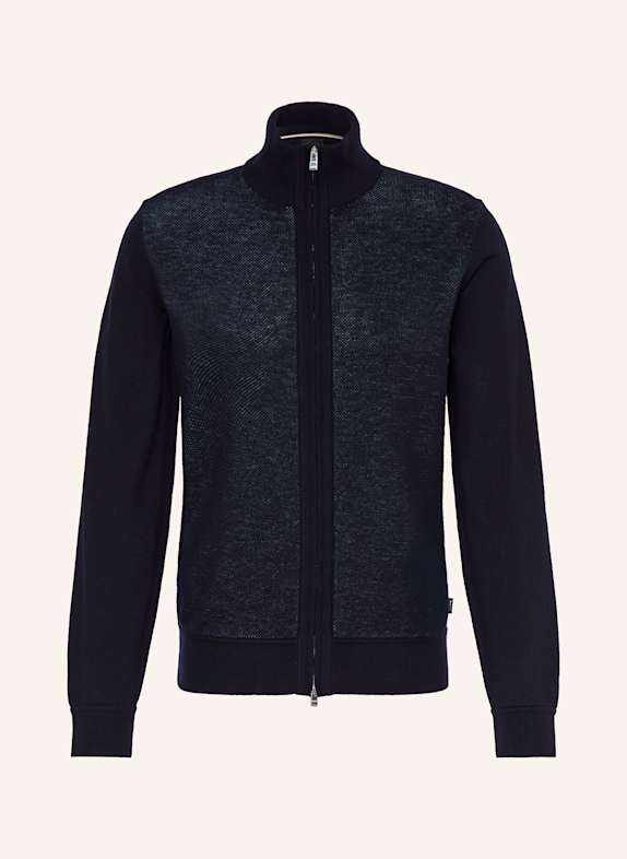 BOSS Strickjacke IALLRIONE DUNKELBLAU