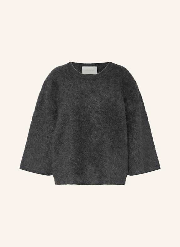 Juvia parra broken neck crewneck sweatshirt DUNKELGRAU