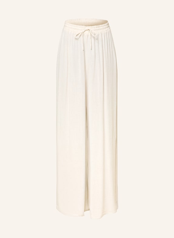 LEZU JOLINA wide leg trousers CREAM