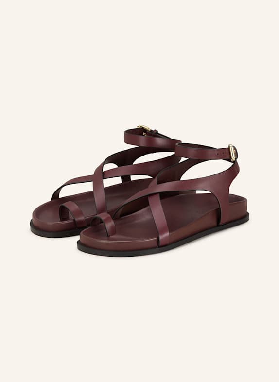 A.Emery Sandals THE JALEN DARK RED