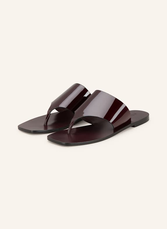 A.Emery THE PATON flip flops DARK RED