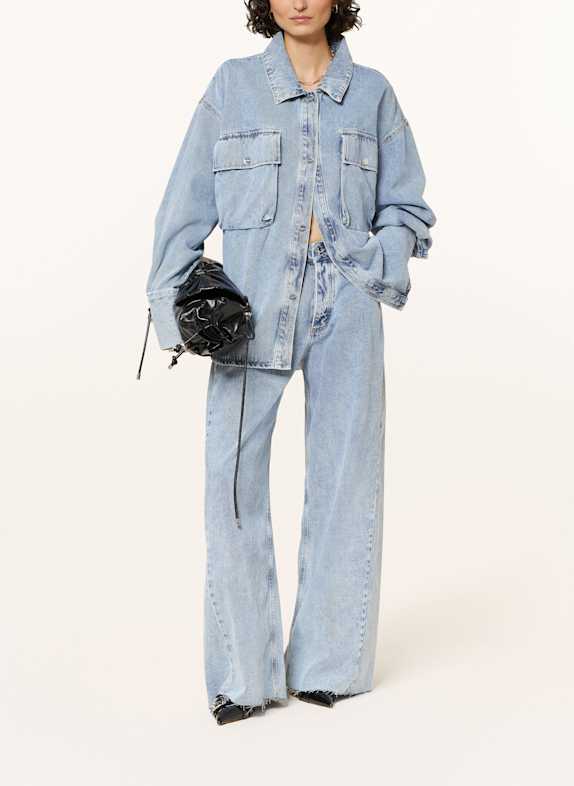 black palms Wide leg jeans JEANY 2501 WASHED BLUE WASHED BLUE