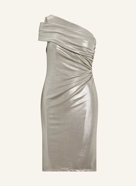 Blejzry a saka One-Shoulder šaty STŘÍBRNÁ