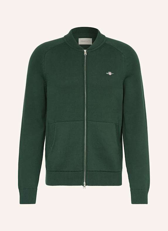 GANT Strickjacke DUNKELGRÜN