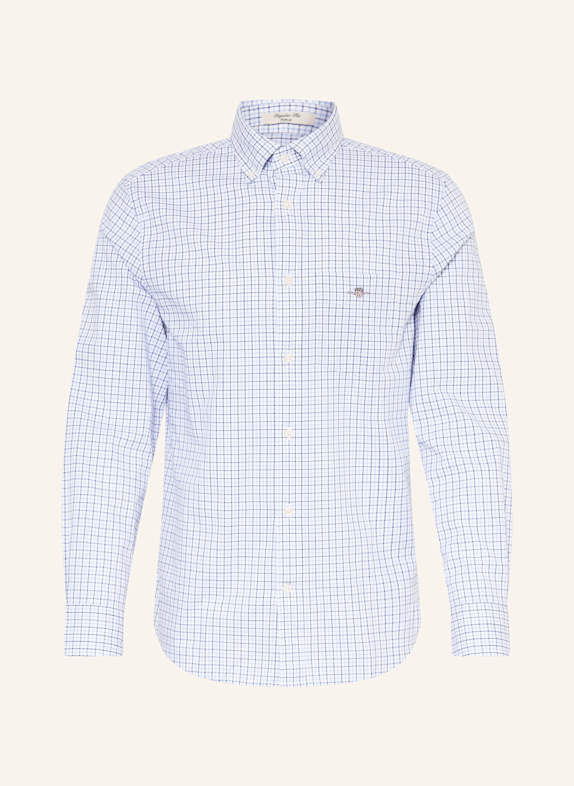 GANT Hemd Regular Fit HELLBLAU/ DUNKELBLAU/ WEISS