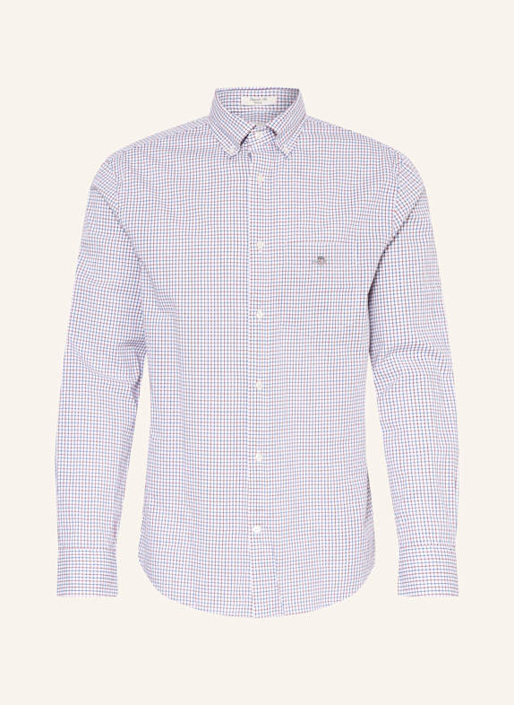 GANT Hemd Regular Fit DUNKELBLAU / DUNKELROT / SCHWARZ