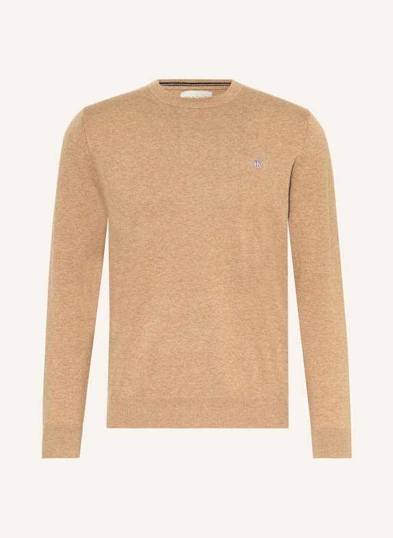 GANT Pullover HELLBRAUN