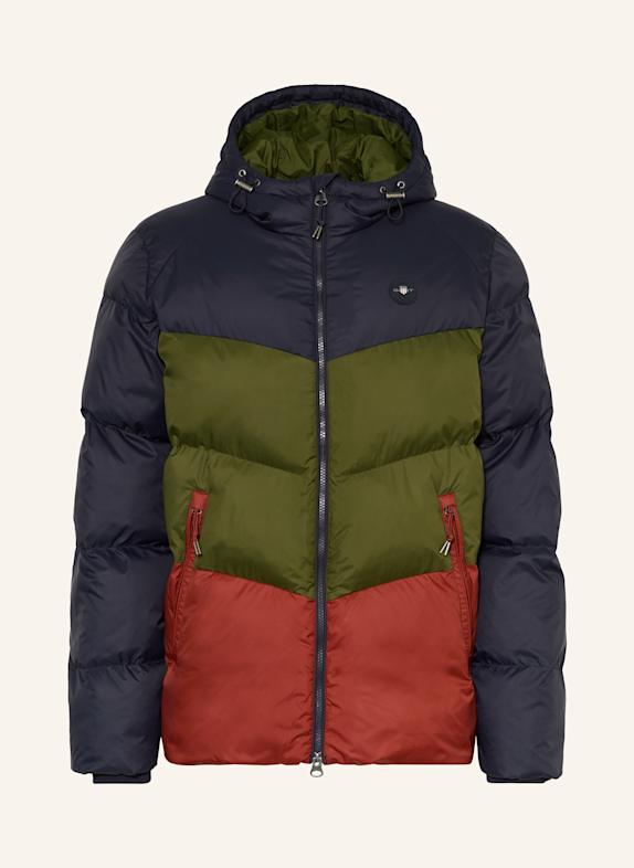 GANT Steppjacke DUNKELBLAU / DUNKELROT / DUNKELGRÜN