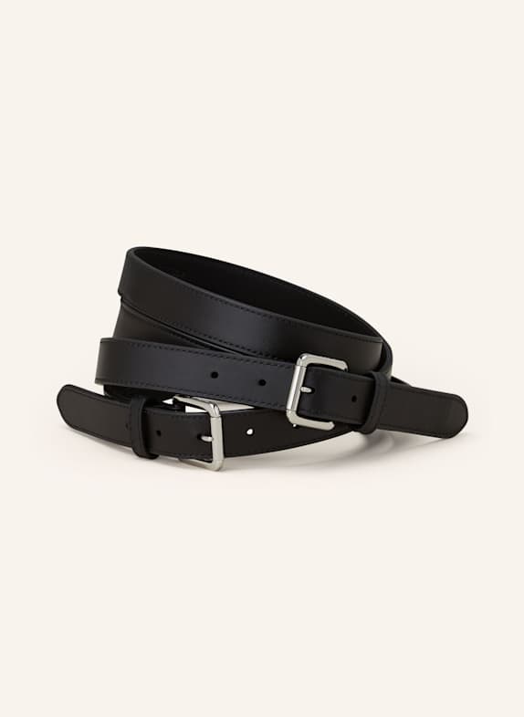 Mützen & Stirnbänder Ledergürtel SCHWARZ