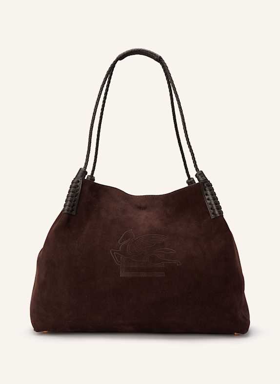 ETRO Schultertasche LIBRA mit Pouch DUNKELBRAUN