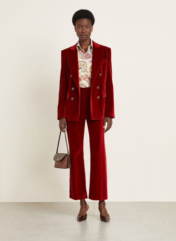 ETRO Samthose DUNKELROT