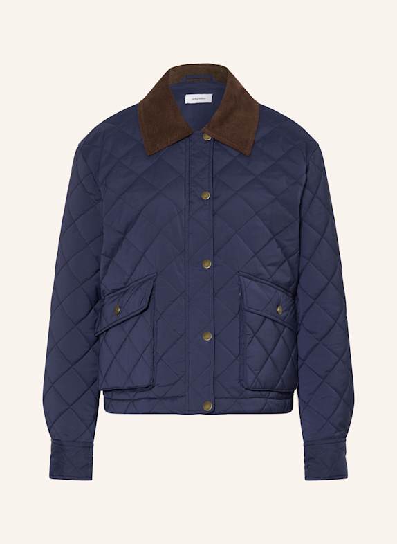 darling harbour Quilted jacket DARK BLUE