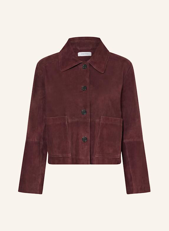darling harbour Lederjacke BORDEAUX