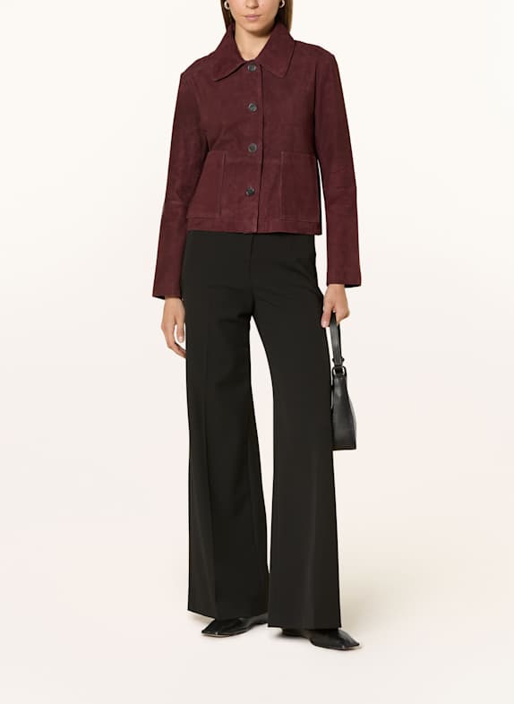darling harbour Lederjacke BORDEAUX
