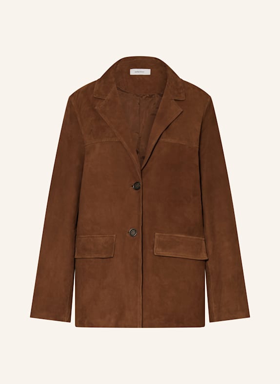 darling harbour Lederblazer BRAUN