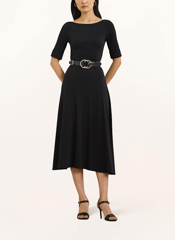 LAUREN RALPH LAUREN Jerseykleid SCHWARZ