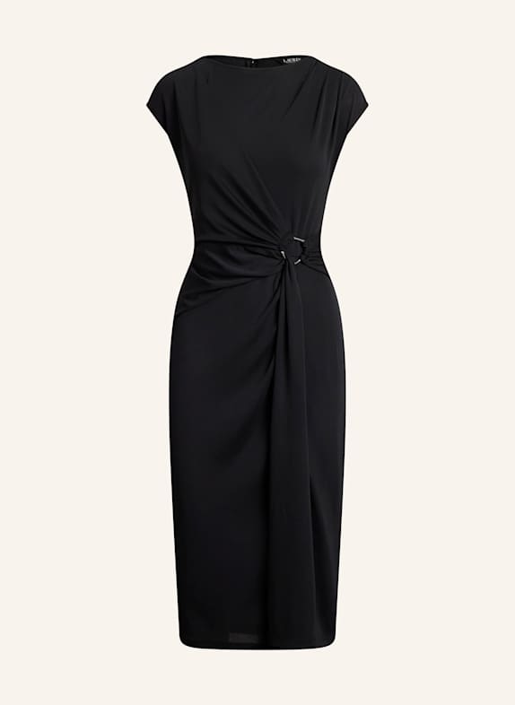 LAUREN RALPH LAUREN Etuikleid aus Jersey SCHWARZ