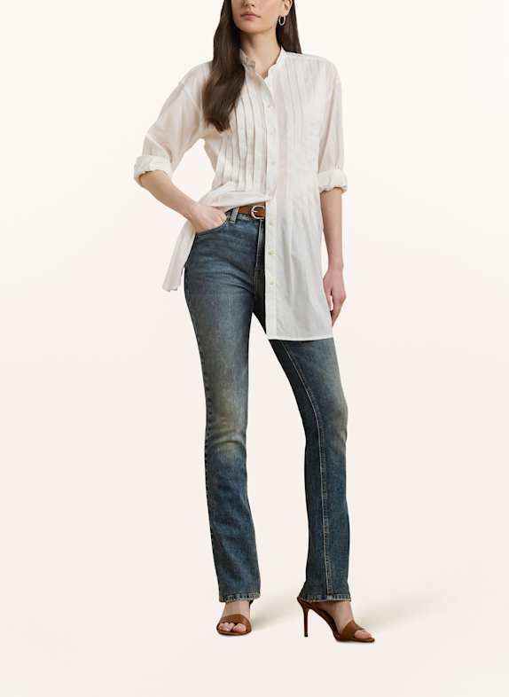 LAUREN RALPH LAUREN Bluse mit 3/4-Arm WEISS