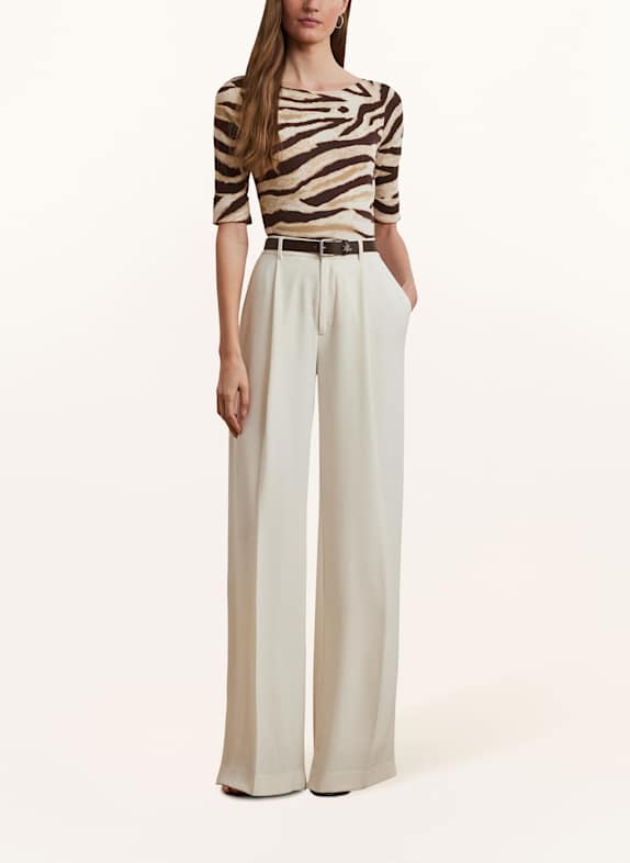 LAUREN RALPH LAUREN T-shirt LIGHT BROWN / BROWN