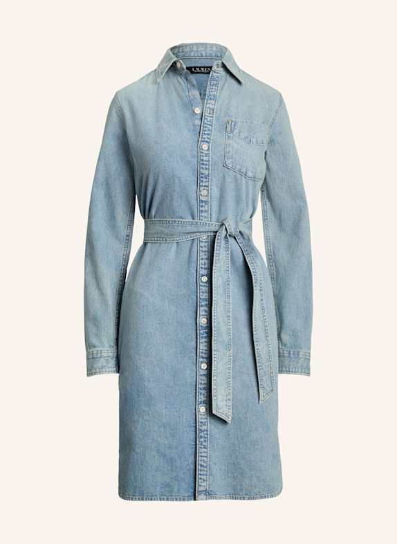 LAUREN RALPH LAUREN Jeanskleid HELLBLAU