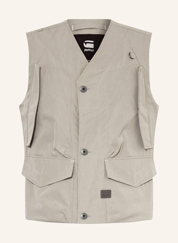 G-Star Kamizelka w stylu utility JASNOCZARY