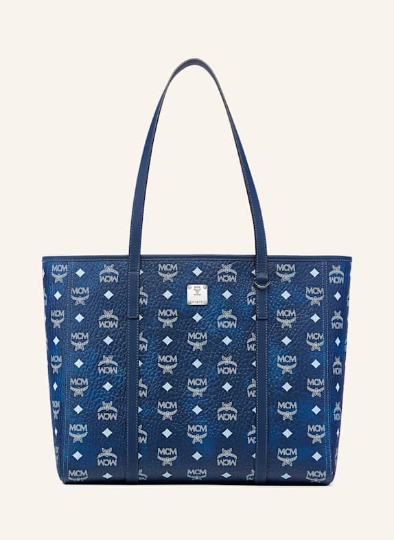 MCM Shopper TONI MEDIUM BLUE/ LIGHT BLUE