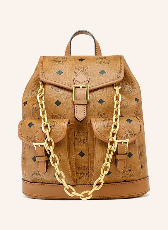 MCM Rucksack AREN MINI COGNAC