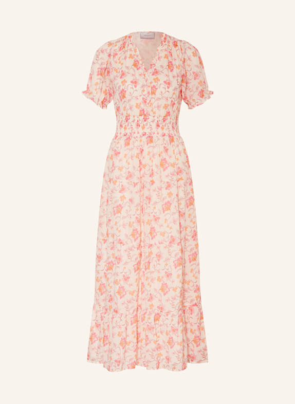 NEO NOIR Kleid KANZA mit Rüschen ROSÉ/ ECRU/ HELLORANGE