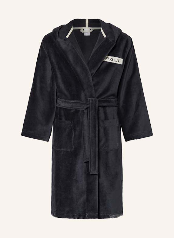 Sanetta Bademantel mit Kapuze DUNKELBLAU