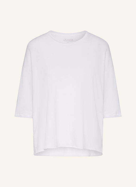 Juvia FLORINA shirt with 3/4 sleeves WHITE