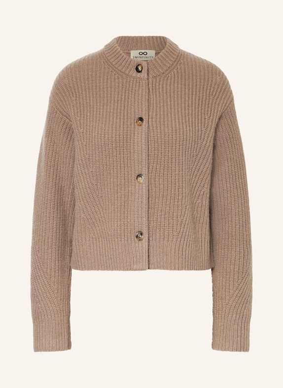 SMINFINITY Cashmere cardigan BROWN