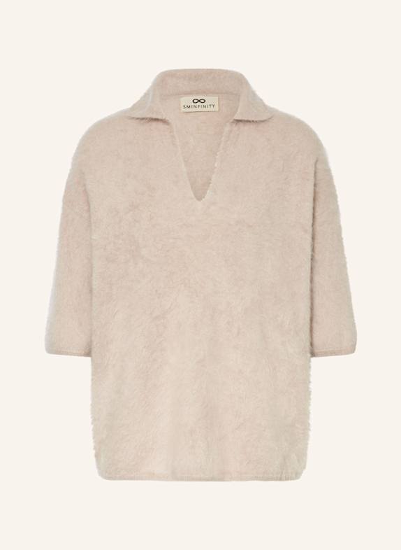 SMINFINITY Knit shirt in cashmere BEIGE