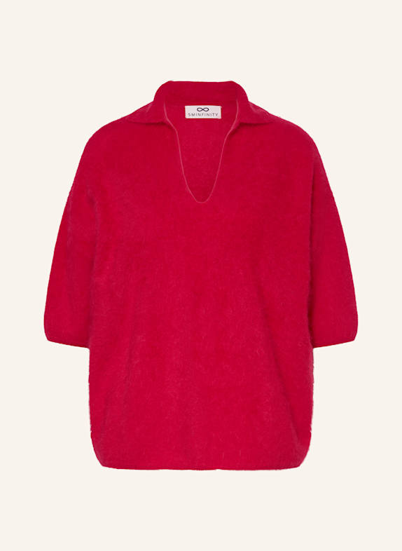 SMINFINITY Knit shirt in cashmere RED
