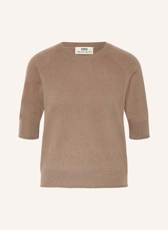 SMINFINITY Knit shirt in cashmere BROWN