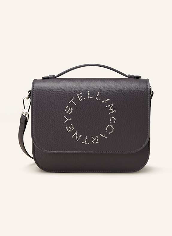 STELLA McCARTNEY Umhängetasche mit Nieten DUNKELGRAU