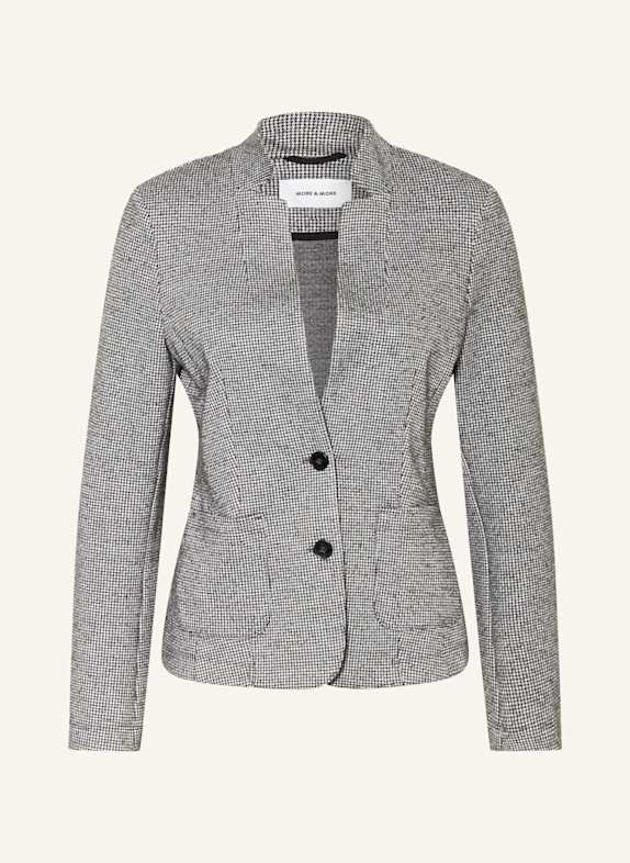 MORE & MORE Jerseyblazer WEISS / SCHWARZ