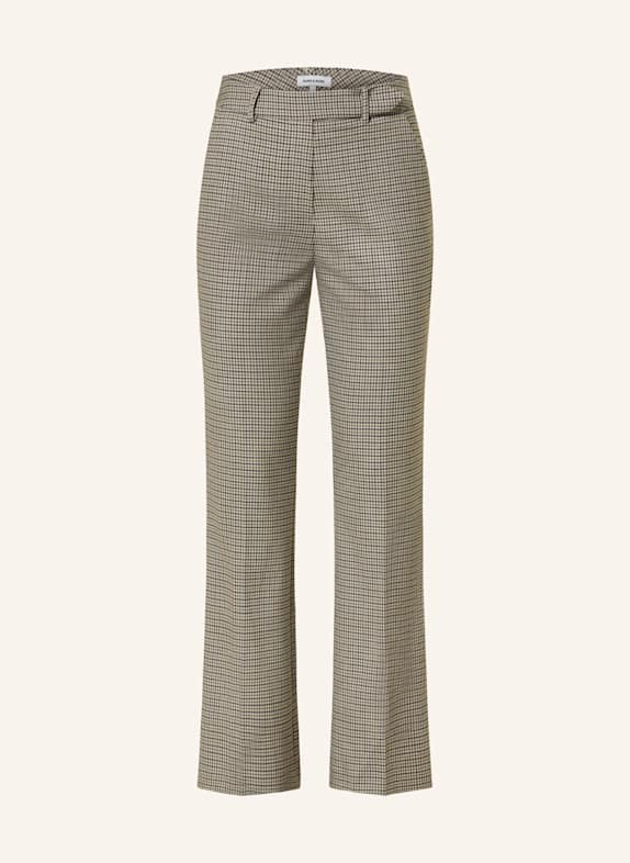 MORE & MORE Trousers LIGHT BROWN/ BROWN/ DARK BLUE