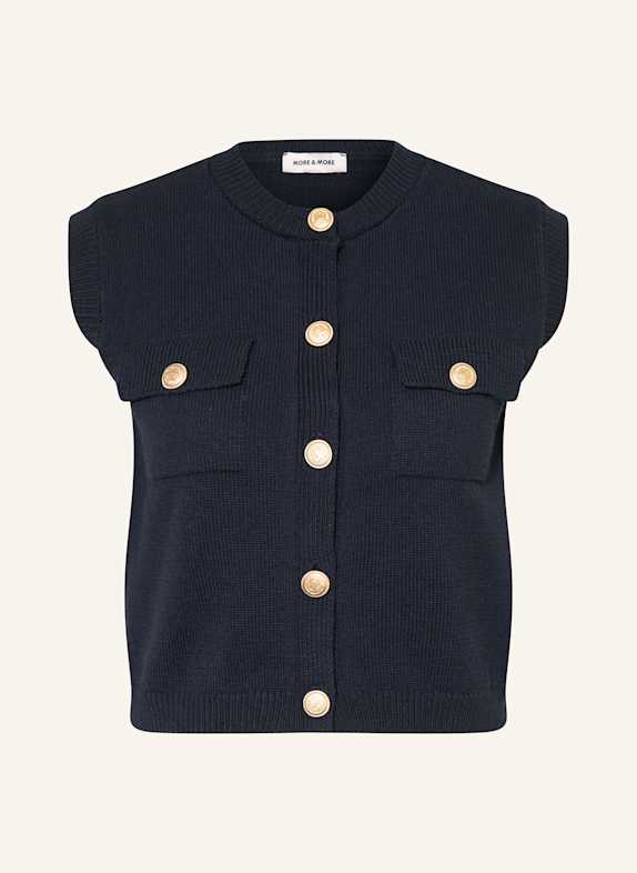 MORE & MORE Knit vest DARK BLUE