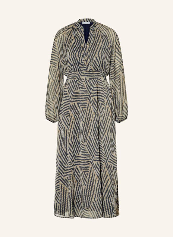 MORE & MORE Dress LIGHT GRAY/ LIGHT BROWN/ BLACK