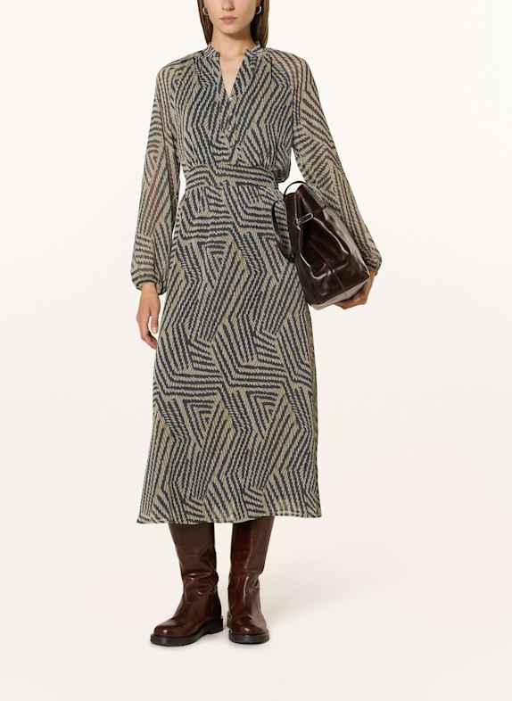 MORE & MORE robe GRIS CLAIR/ MARRON CLAIR/ NOIR