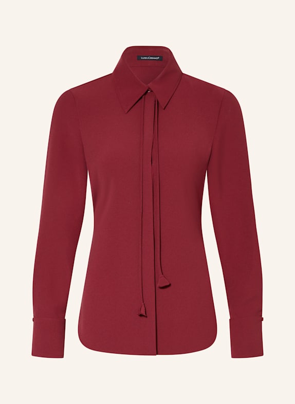 LUISA CERANO Hemdbluse DUNKELROT