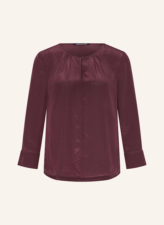LUISA CERANO Blusenshirt mit 3/4-Arm DUNKELROT
