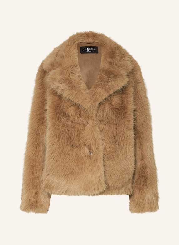 LUISA CERANO Kunstfell-Jacke CAMEL