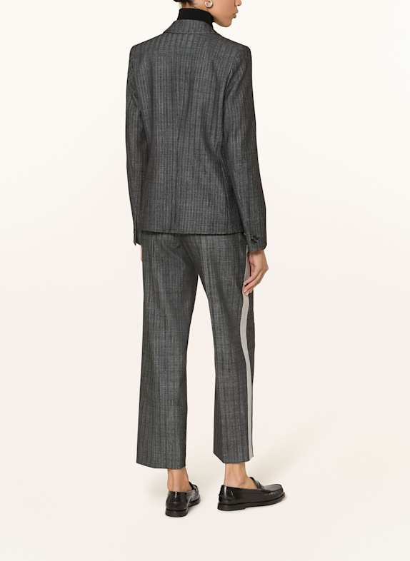 Luisa Cerano Evening Trouser Green & Gold Brocade