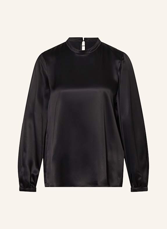 LUISA CERANO Seidenbluse SCHWARZ